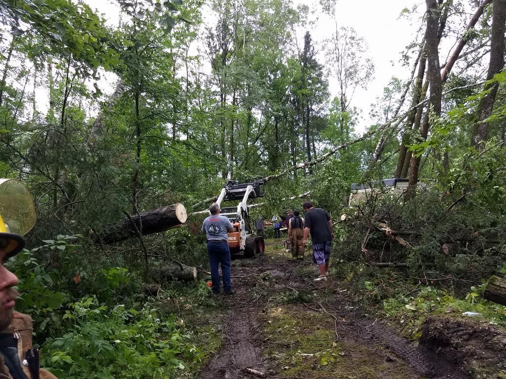 July 4, 2018 Early Morning Line of Severe Storms & Bemidji Tornado